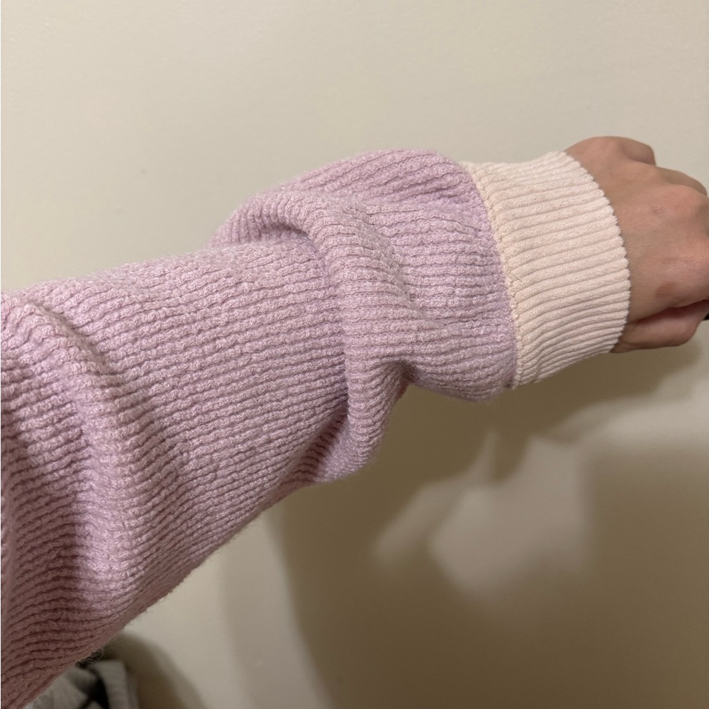 She + Sky Two-Tone Lilac&Soft Pink Shacket - Picture 4 of 6